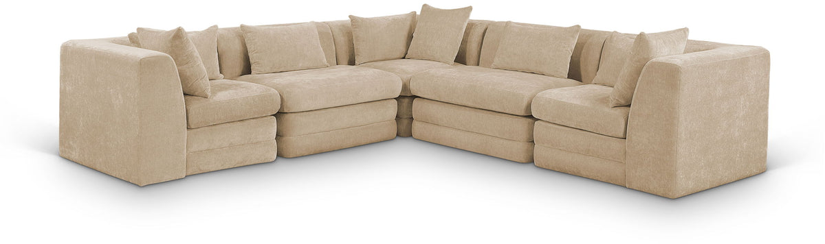 Stellar - 5 Piece Upholstered Modular Sectional