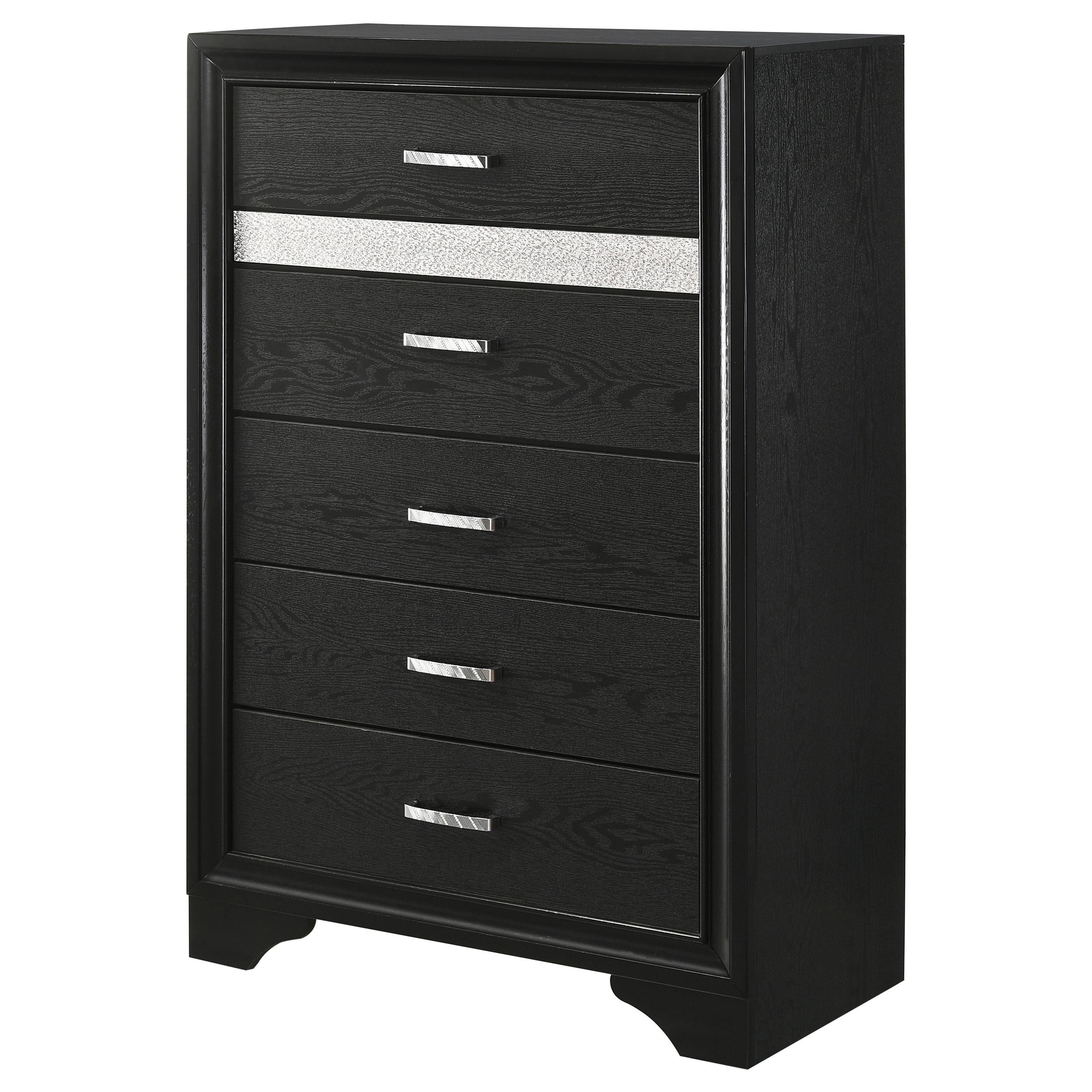 Diamond Modern Furniture COA Miranda 5-Drawer Chest 206365 IMAGE 3