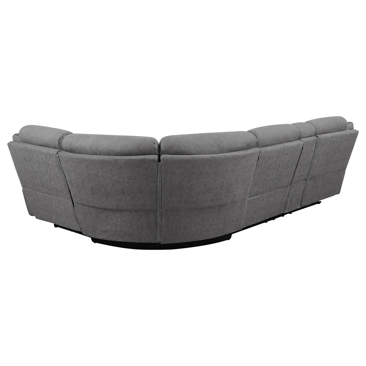 Higgins Power Reclining Leather Look 4 pc Sectional 600370