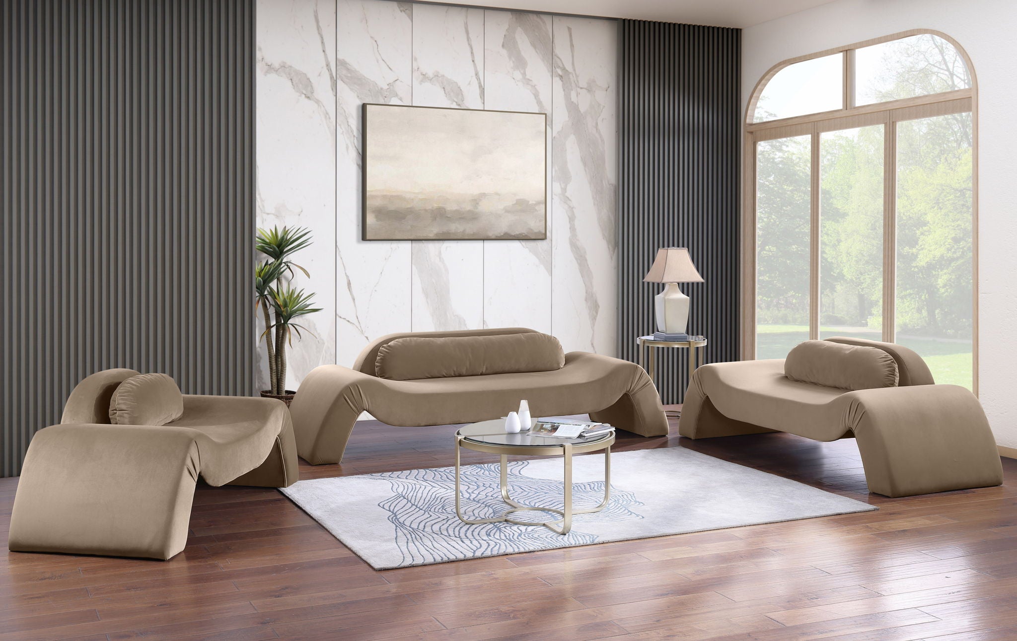 Austin - Fabric Loveseat
