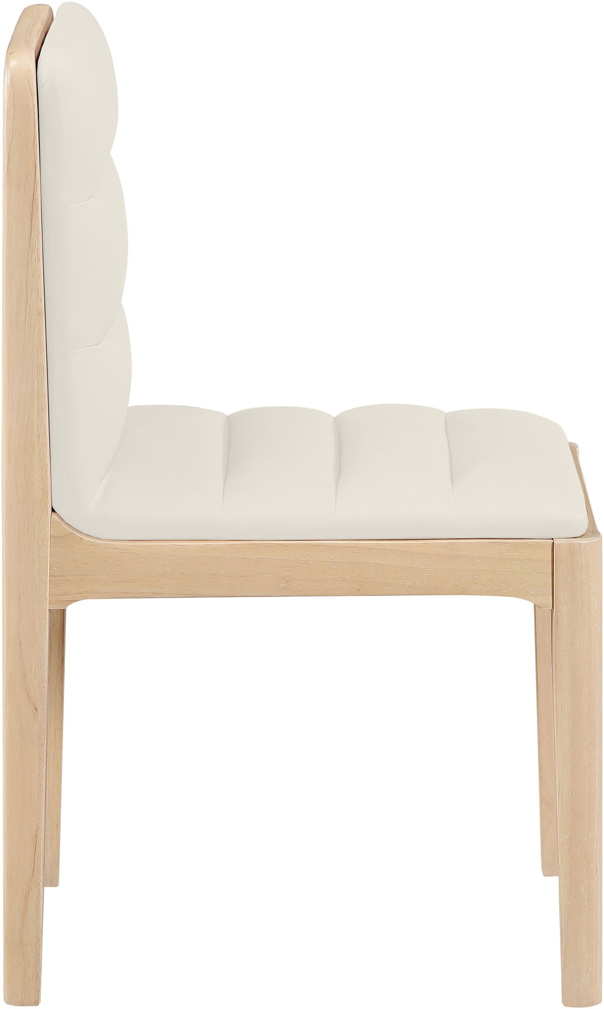 Ellis - Vegan Leather Upholstered Dining Chair (Set of 2) - Natural Base