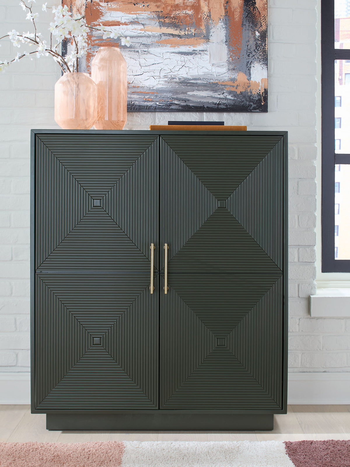 Geirwood - Accent Cabinet - Dark Green