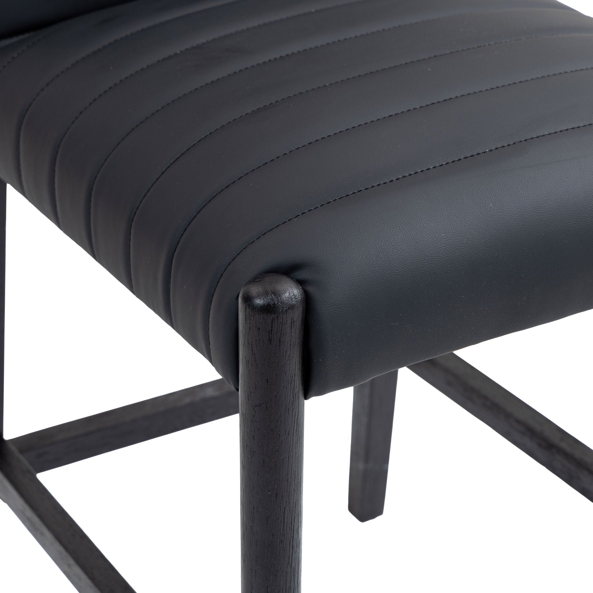 Aimee - Counter Stool - Black Legs