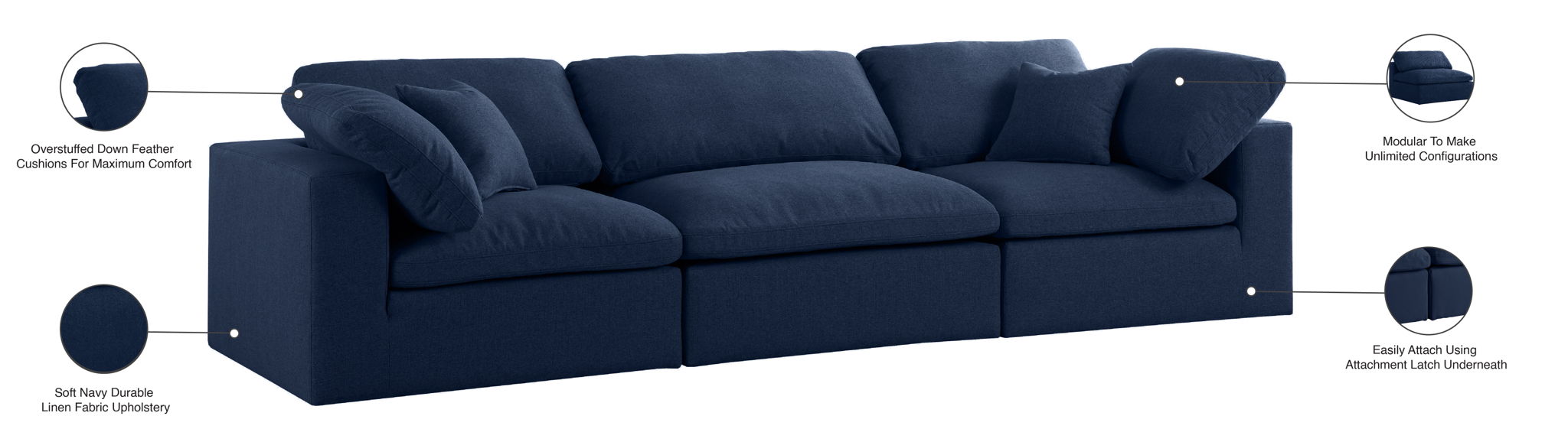 Serene - Modular 3 Seat Sofa