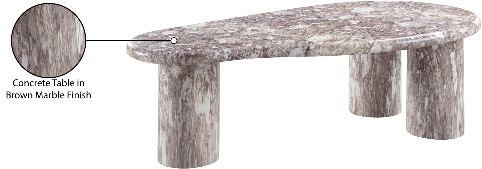 Sassari - Concrete Coffee Table