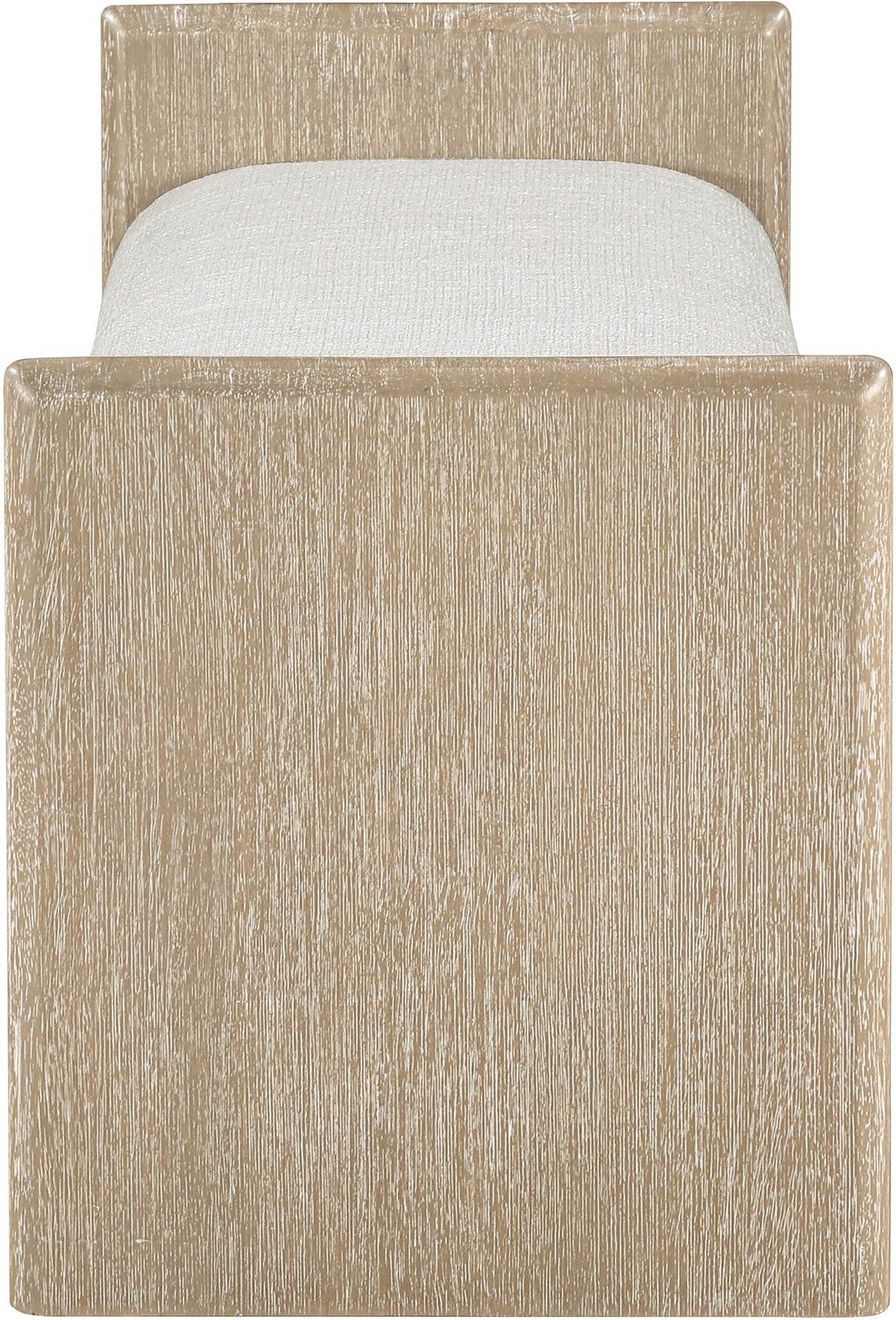 Hickory - Fabric Upholstered Bench - Natural Frame