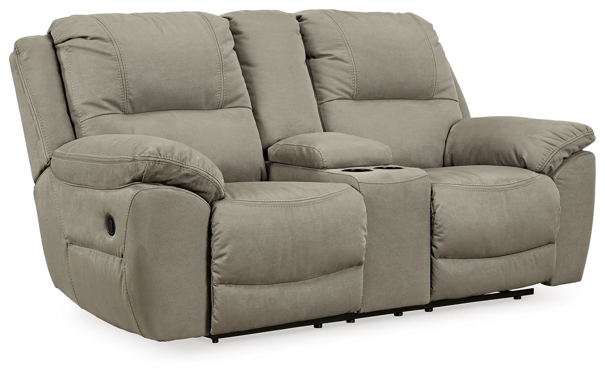 Next-Gen Gaucho - DBL Rec Loveseat w/Console - Putty