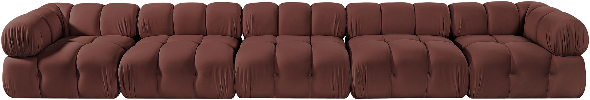 Orin - Fabric Velvet 5 Piece Modular Sofa