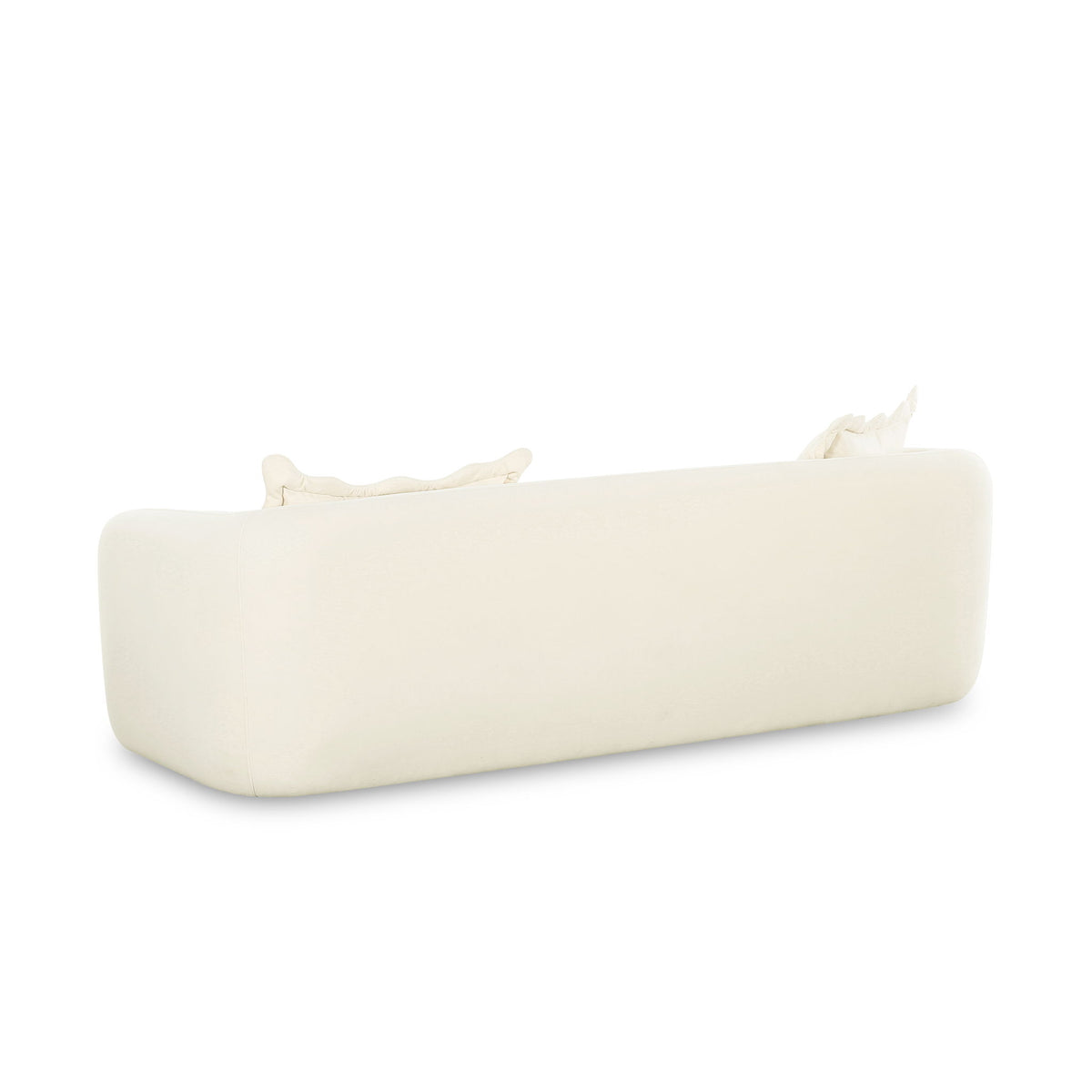 Lou - Performance Velvet Sofa - Cream