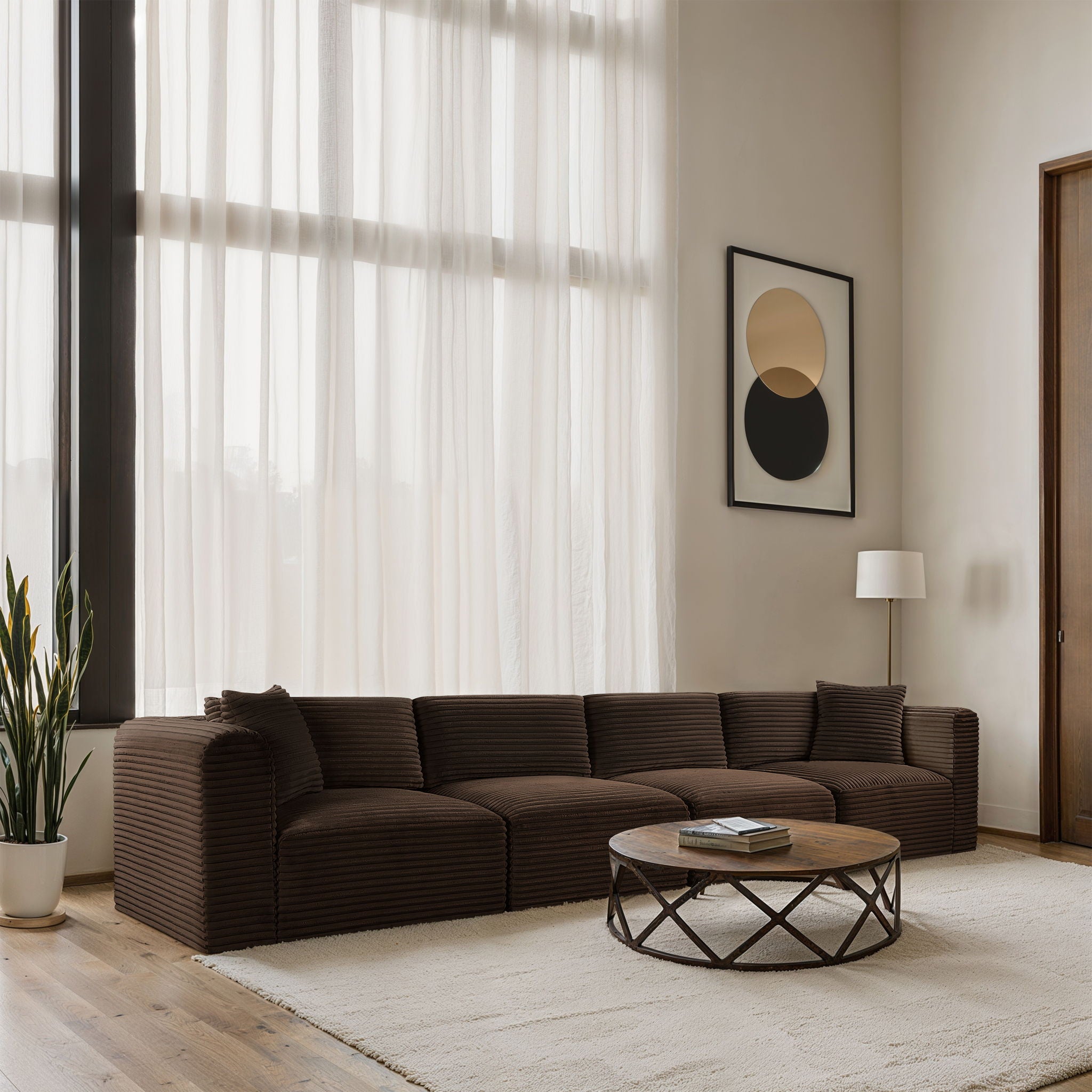 Shaggy - 4 Seat Modular Sofa