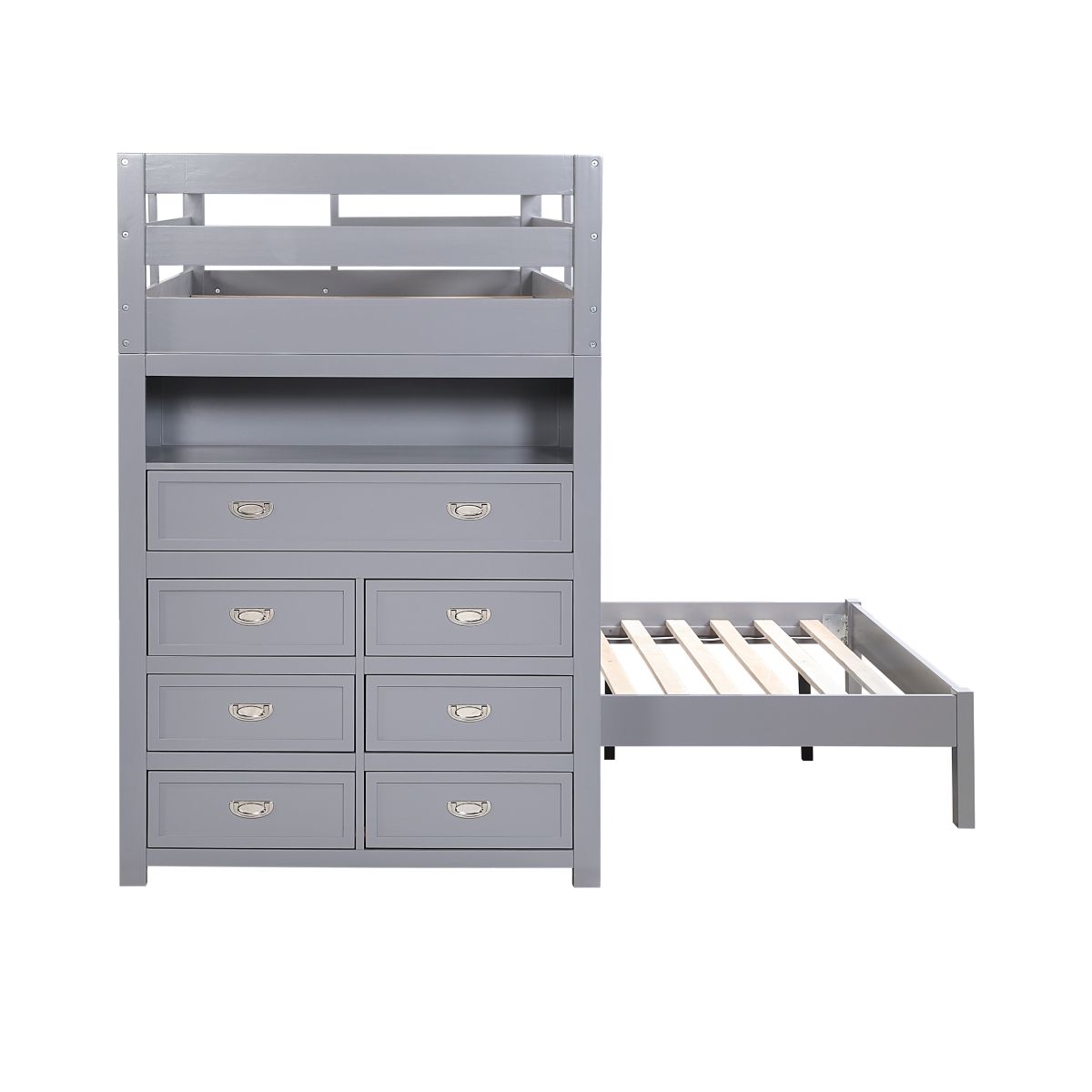 Sloane - Loft Bunk Bed With Chest And Hidden Desk