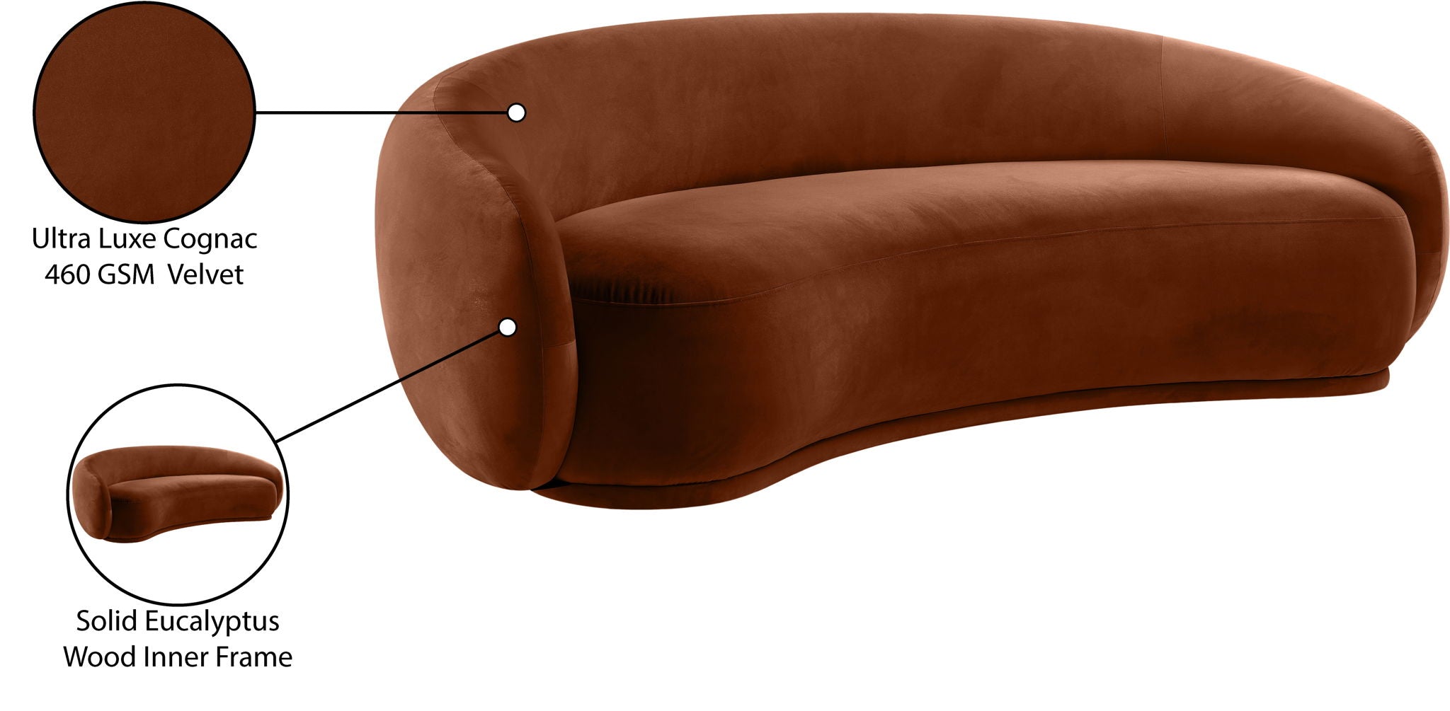 Emery - Velvet Sofa