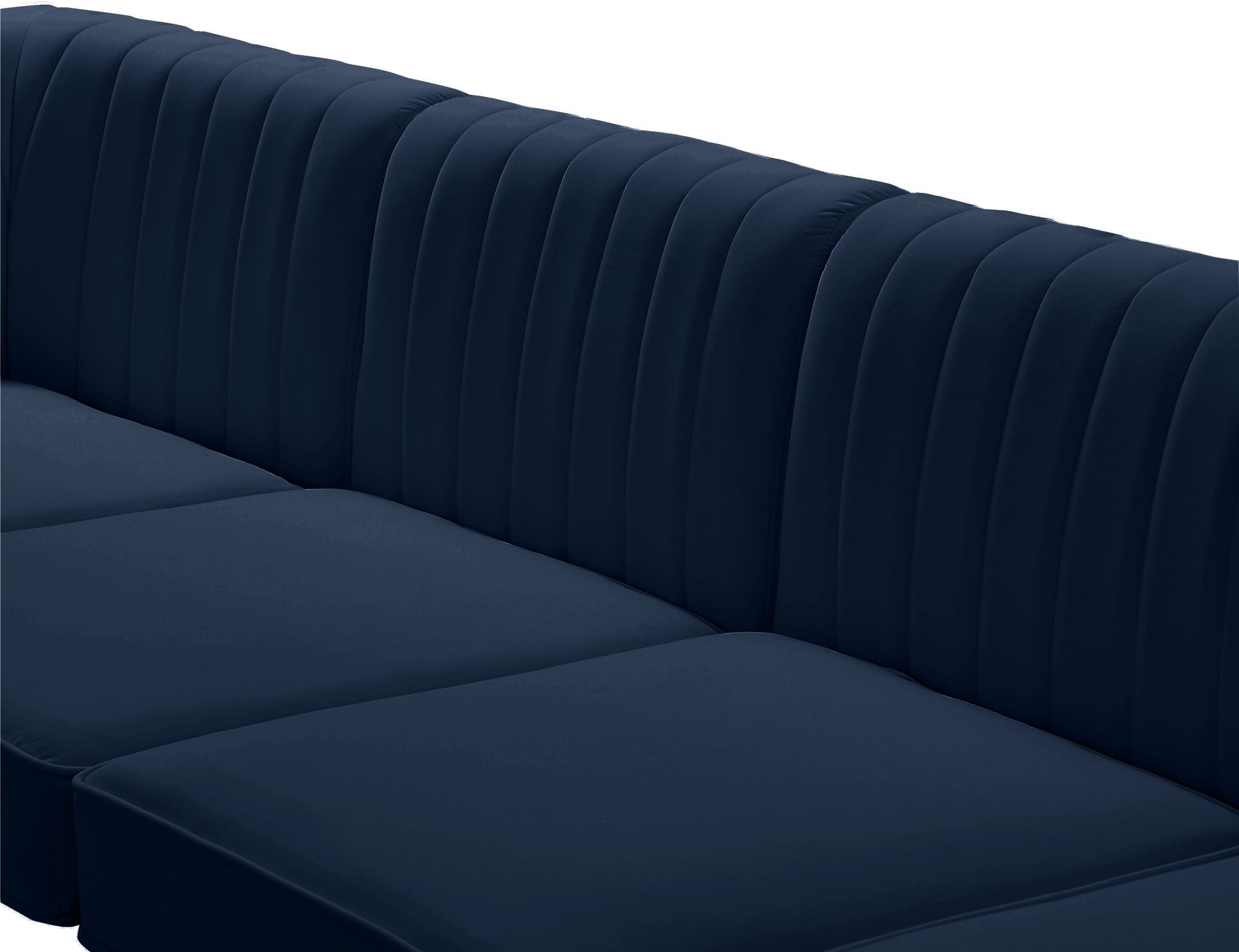 Alina - 8 Piece Velvet Modular Sectional
