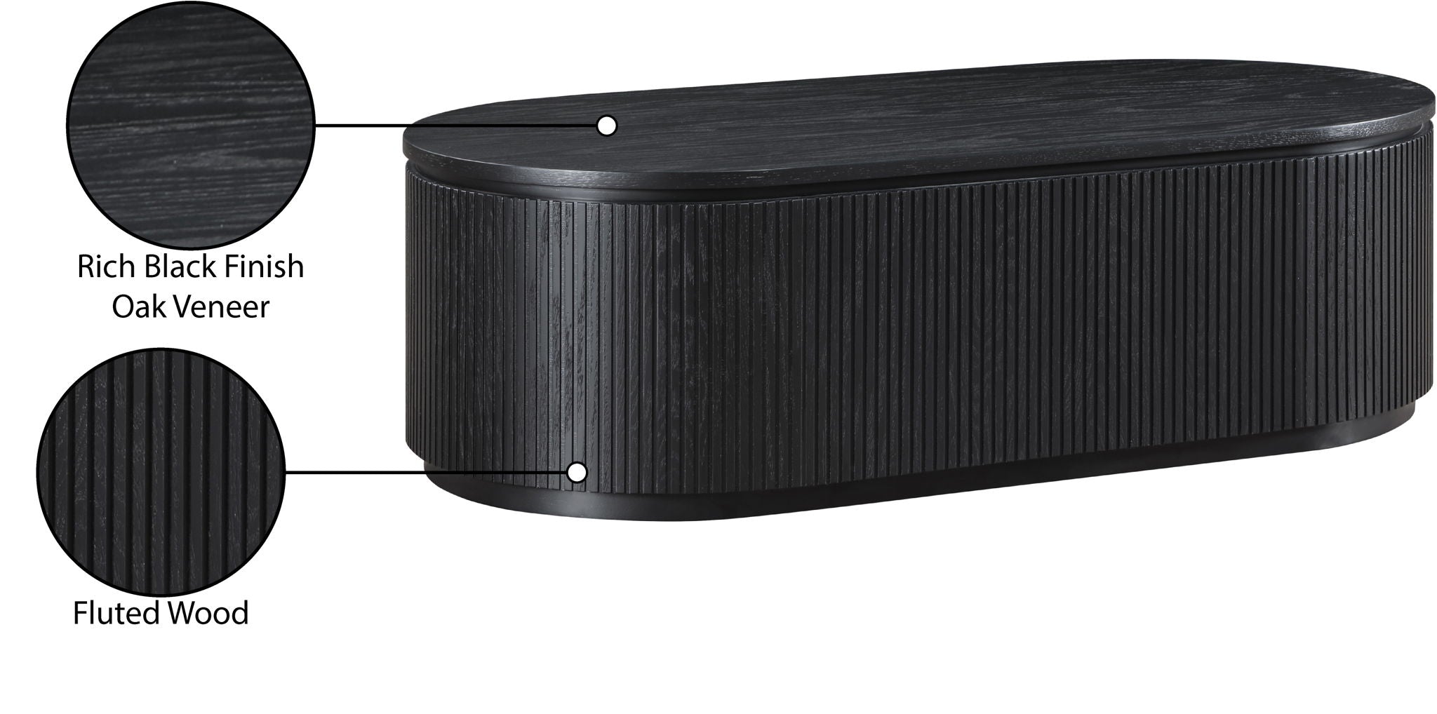 Moana - Rubberwood Coffee Table