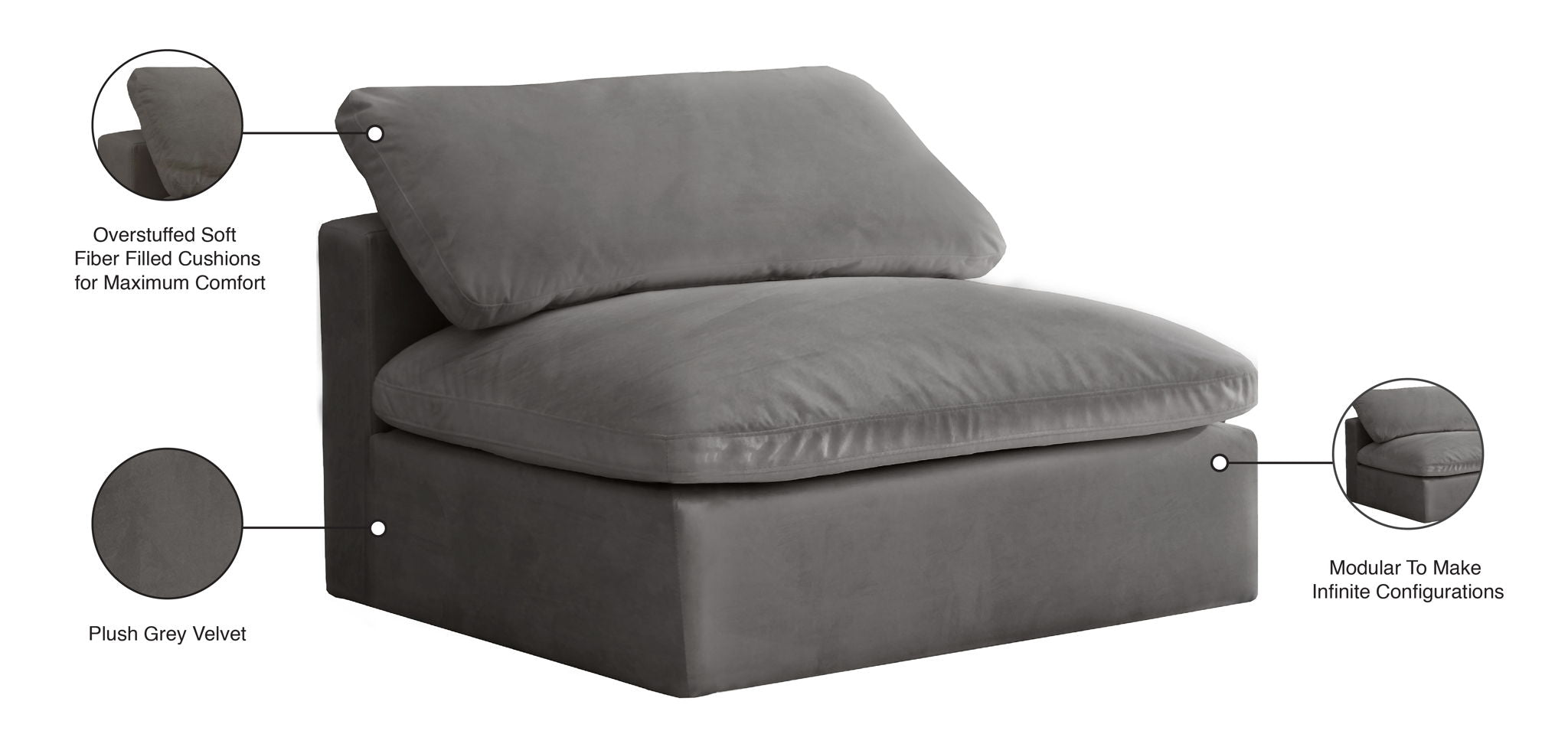 Cozy - Armless Chair