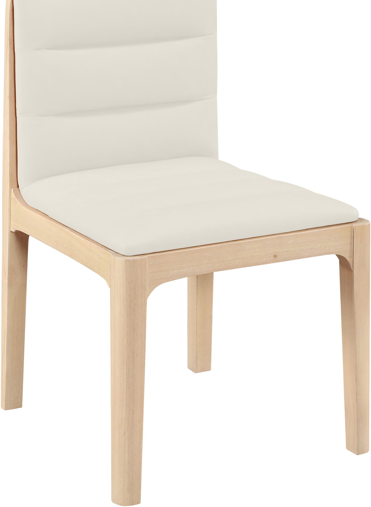 Ellis - Vegan Leather Upholstered Dining Chair (Set of 2) - Natural Base