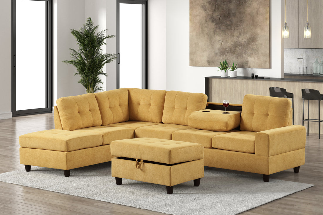 Rocket 2-Piece Sectional – Includes Free TV or Area Rug