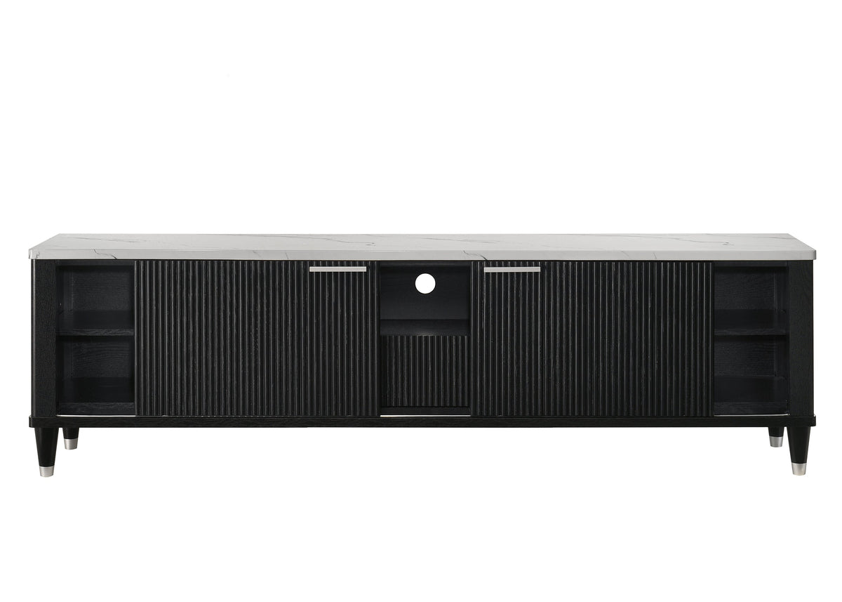 Britany Black TV Stand