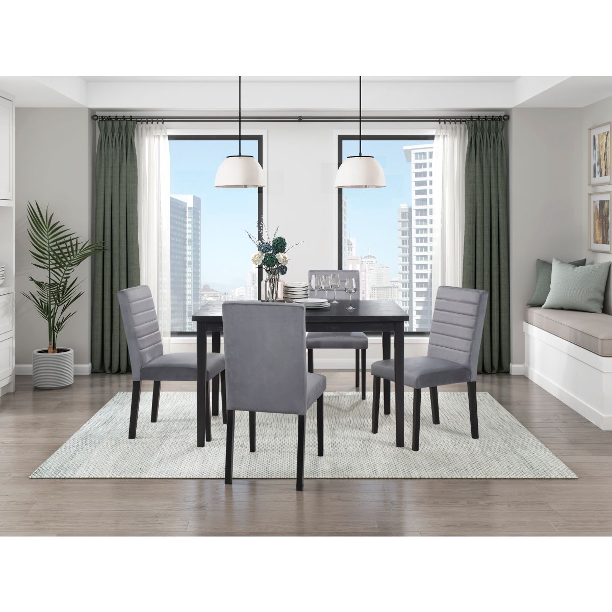 Andreas - Dining Table - Black