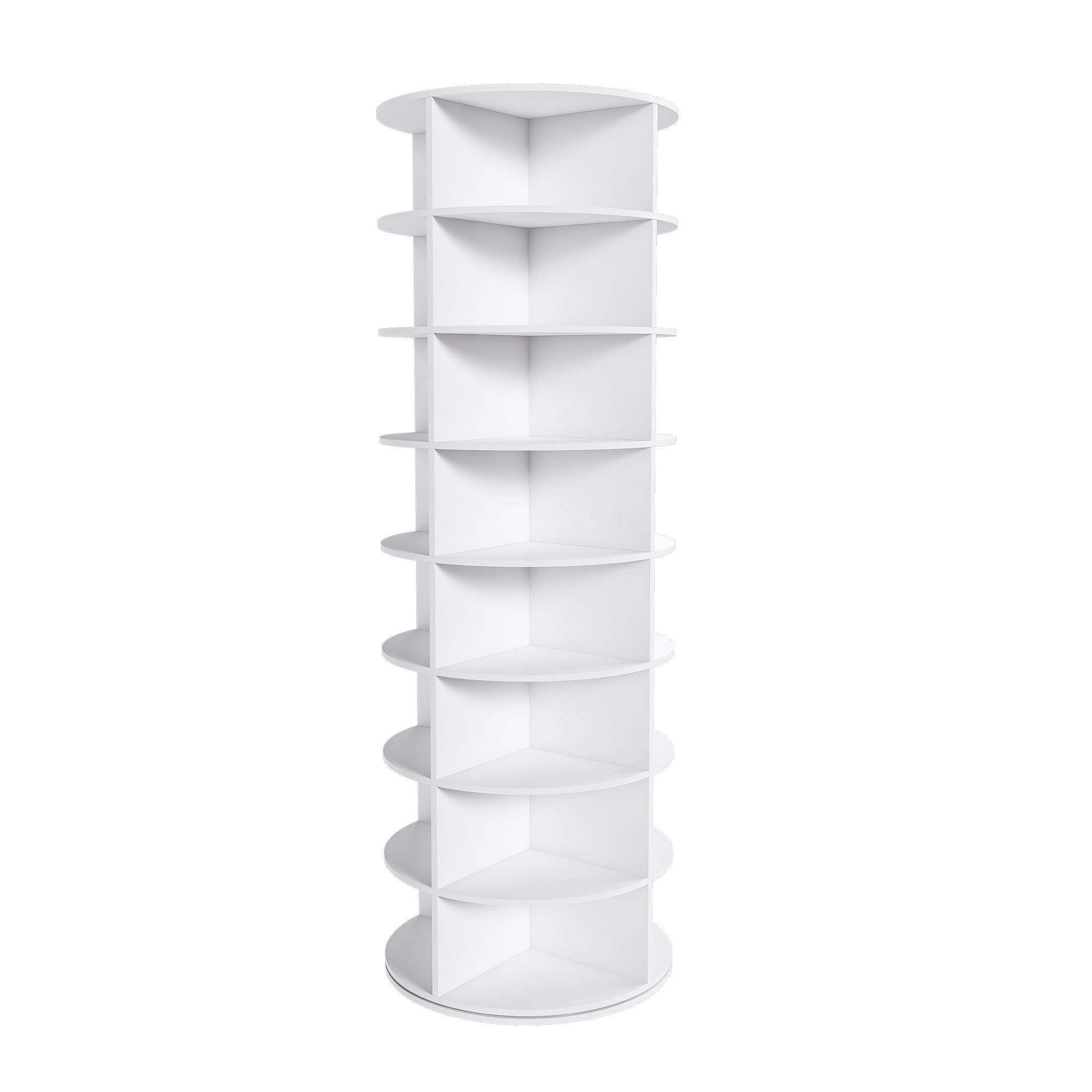 Rotating Shoe Rack Tower