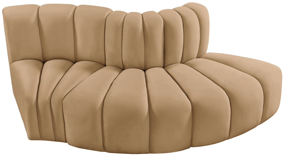Arc - Velvet 3 Piece Modular Sofa