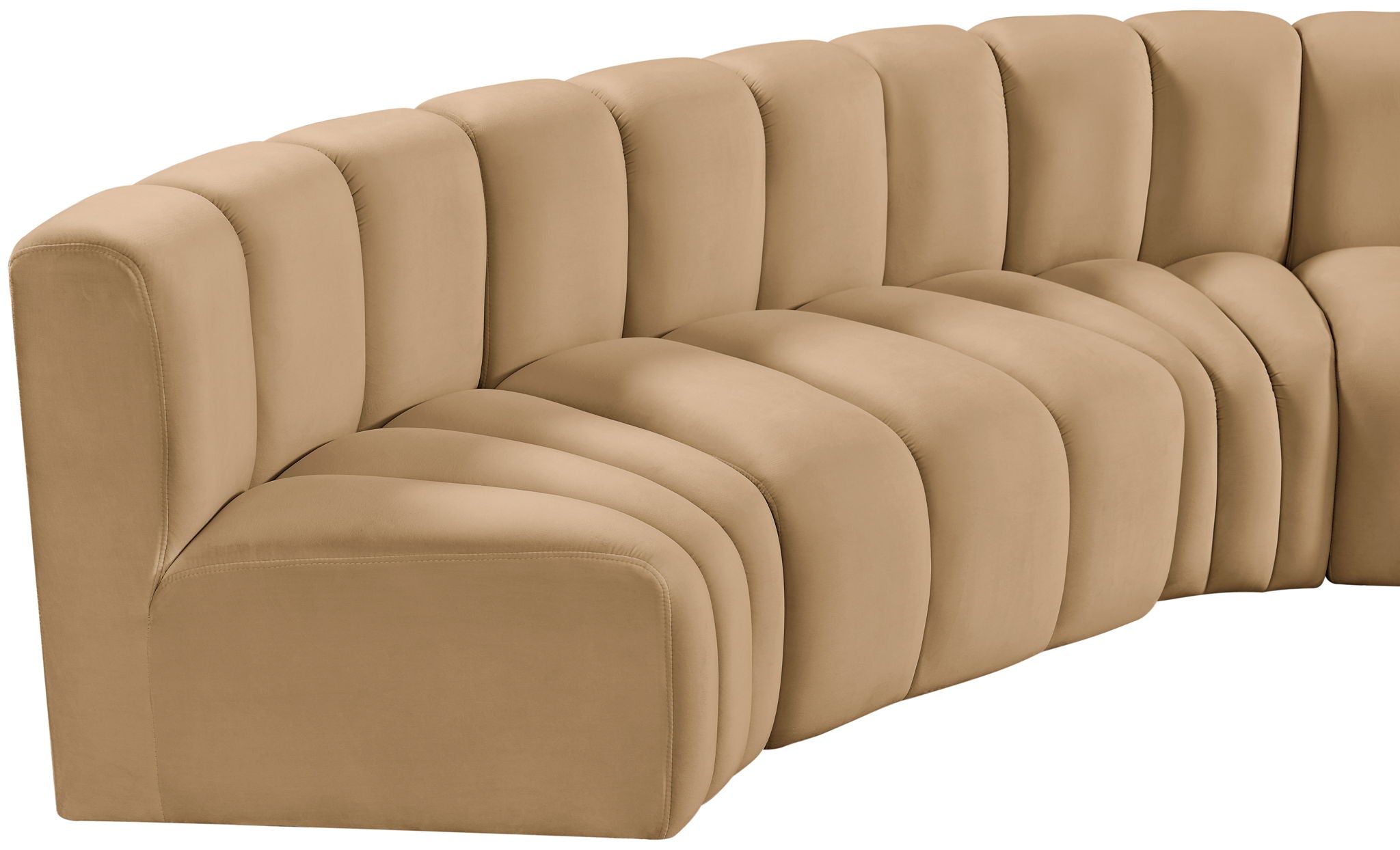 Arc - Velvet 6 Piece Modular Sofa