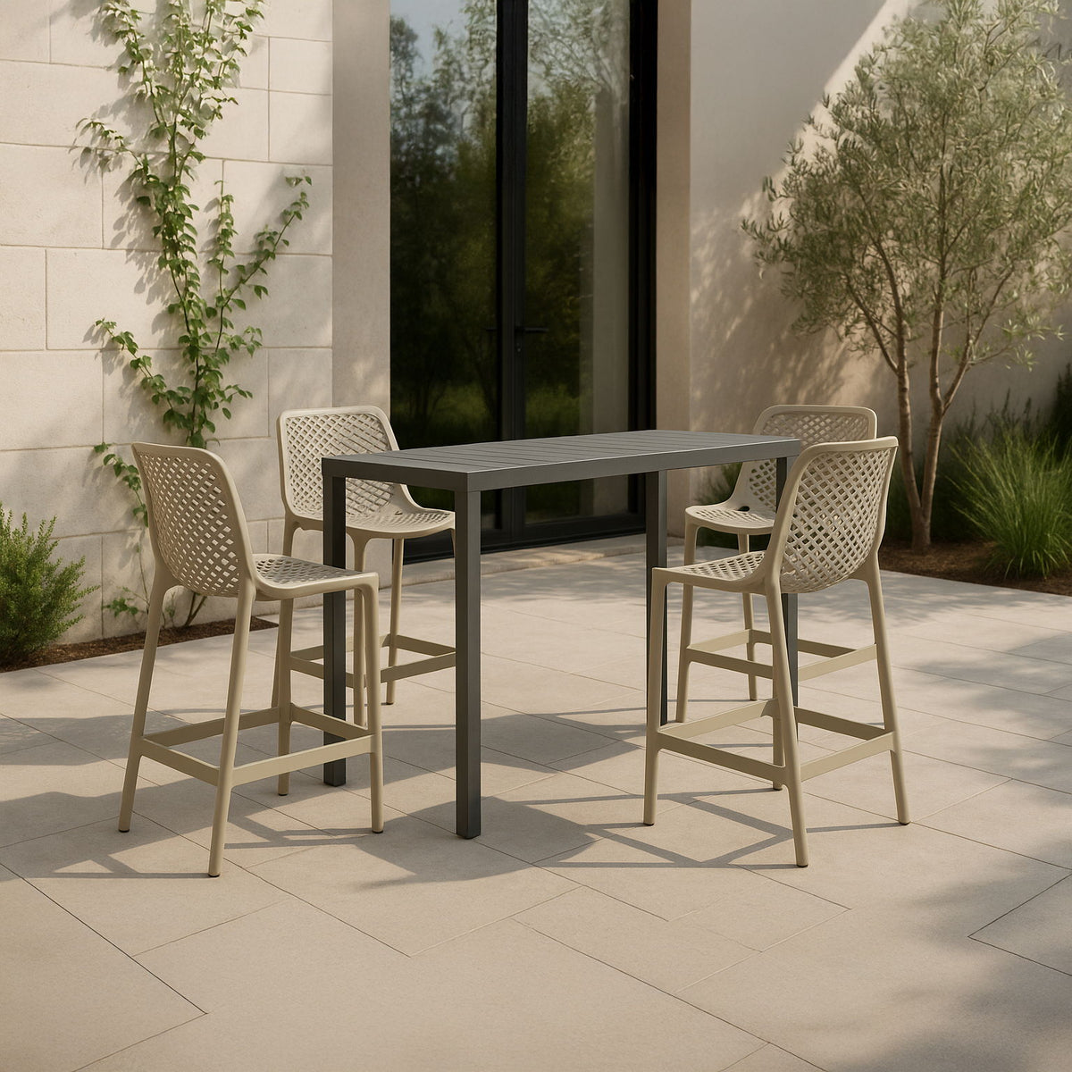 Mykonos - Outdoor Patio Stool (Set of 2)