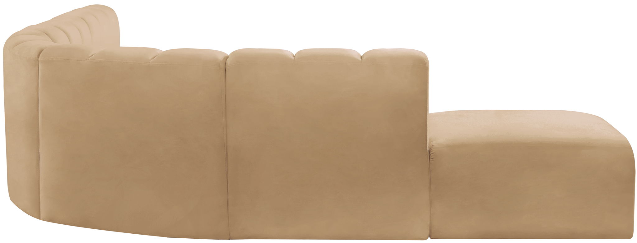 Arc - Velvet 7 Piece Corner Modular Sofa