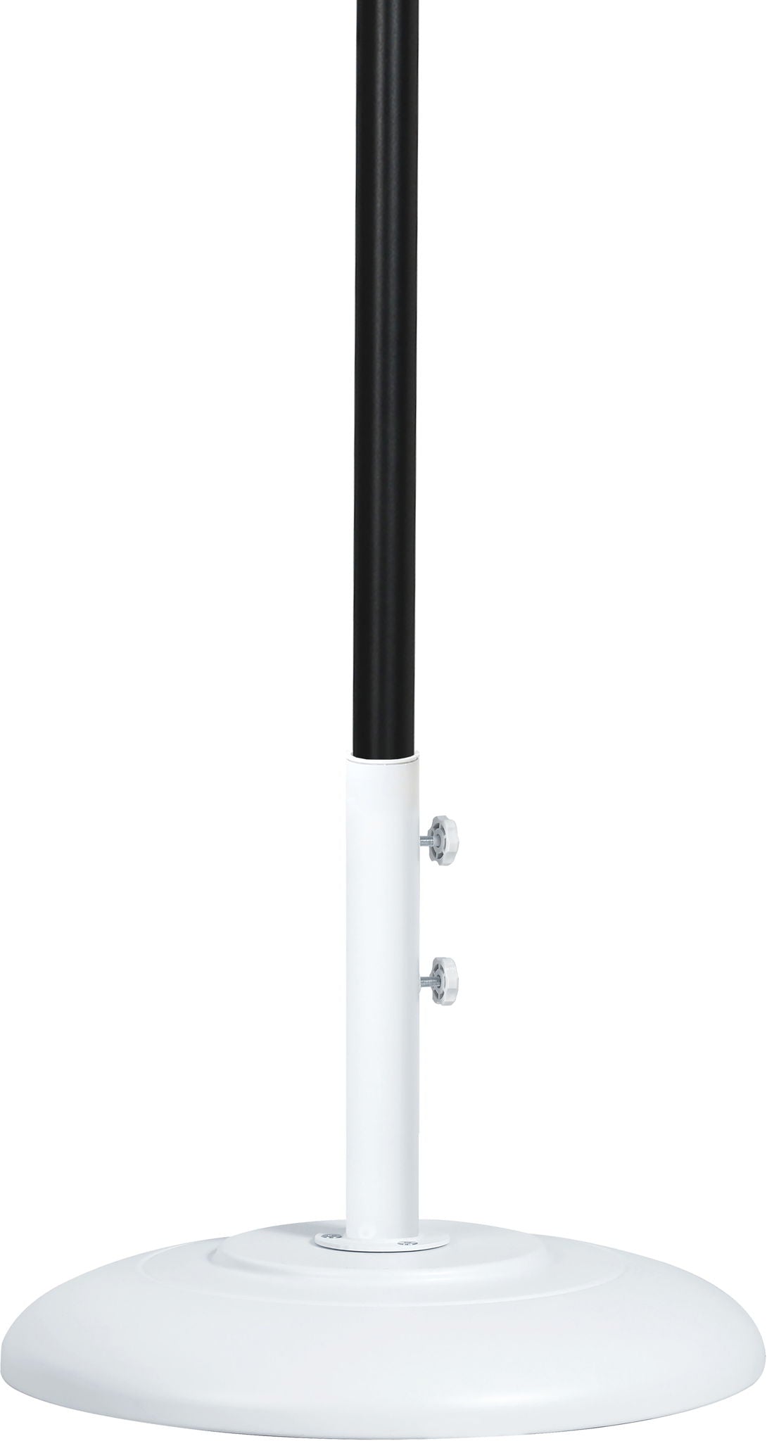Fiji - Aluminum Patio Umbrella With Round White And Black Base
