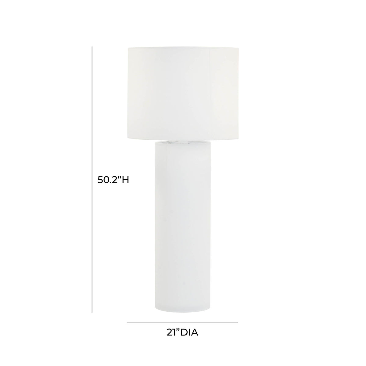 Cleopatra - Linen Floor Lamp - Cream