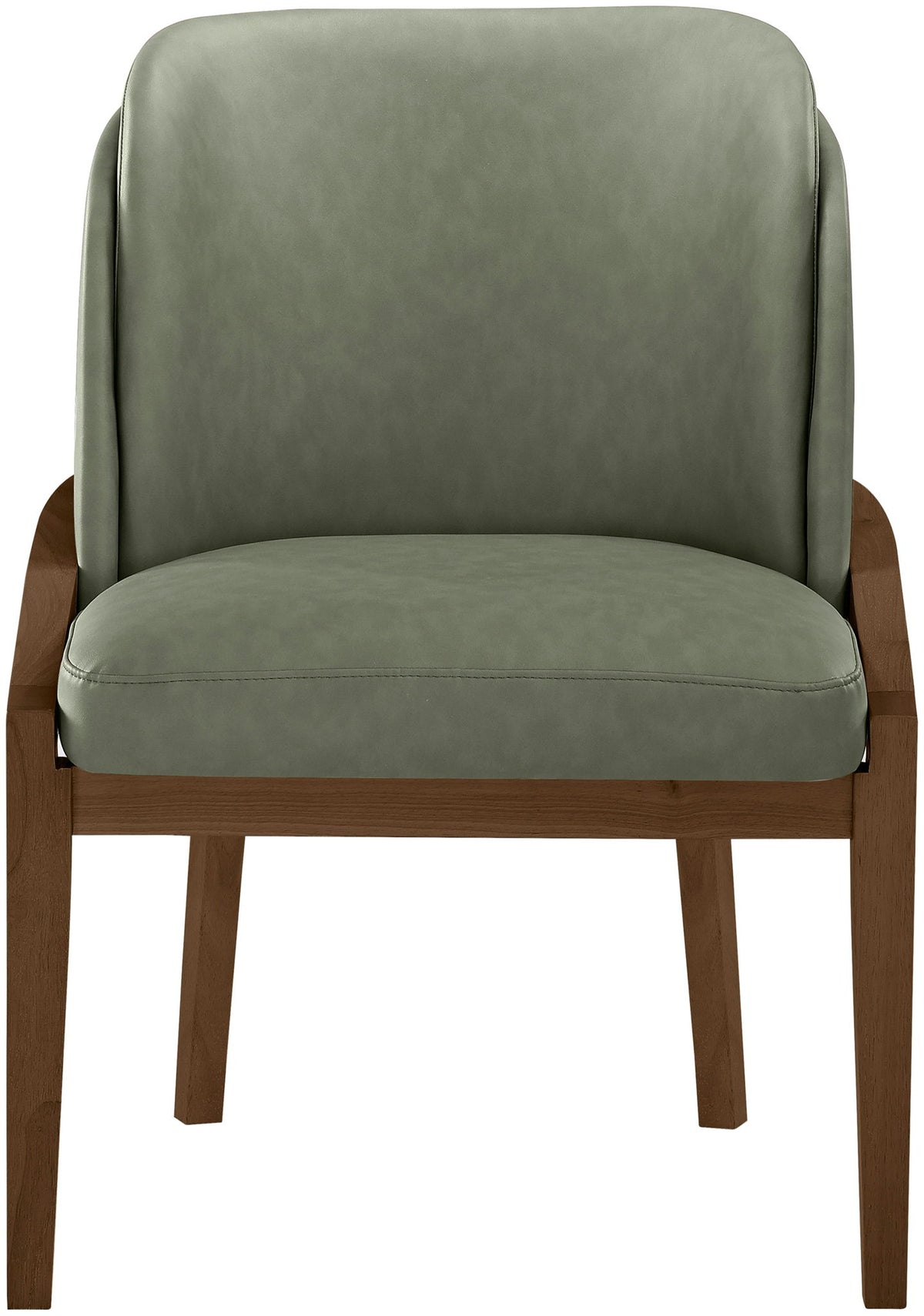 Navo - Vegan Leather Upholstered Dining Chair - Green