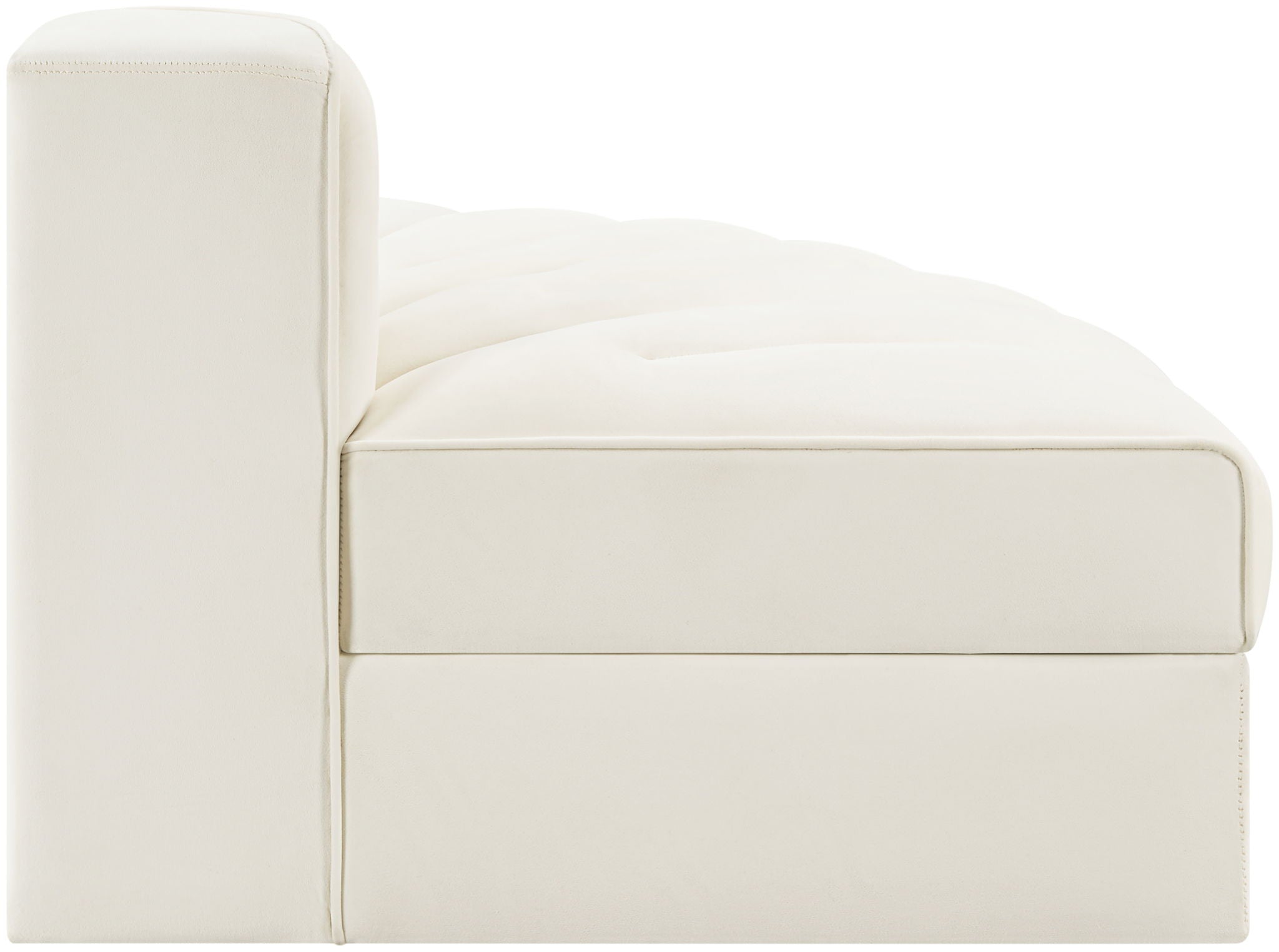 Rummi - Velvet Performance Fabric Upholstered Modular Chair