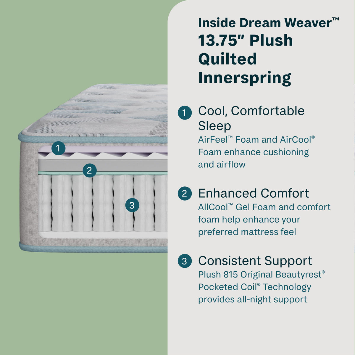 Dream Weaver - 13.75" Plush Mattress