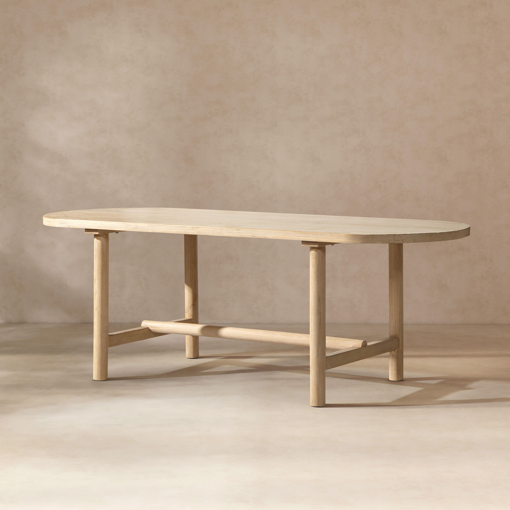 Milo - 8 Seat Oval Dining Table - Natural