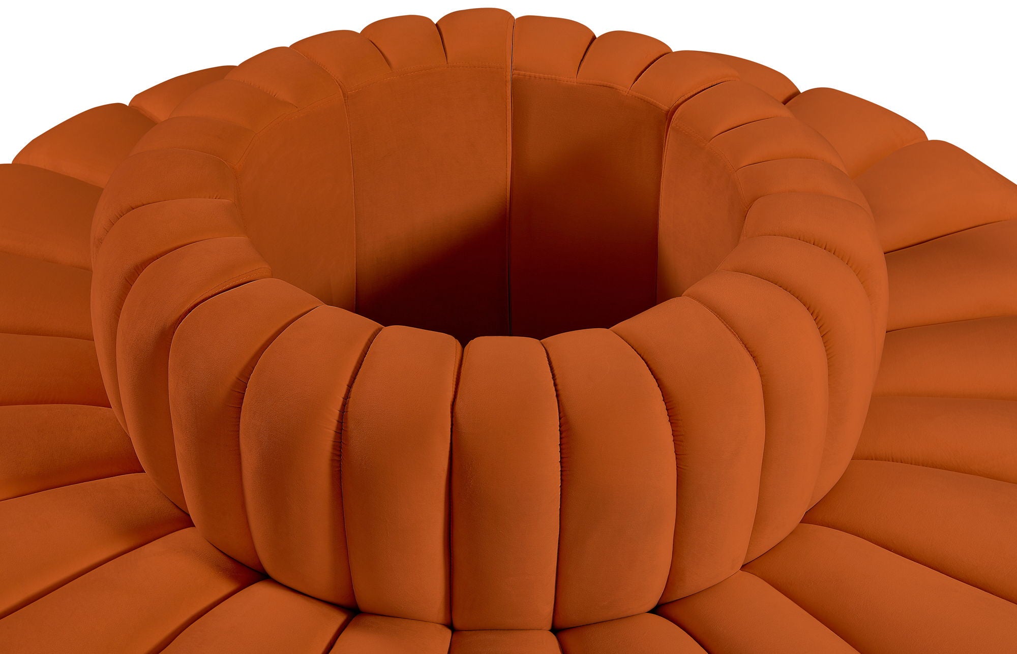 Arc - Velvet 8 Piece Round Modular Sofa