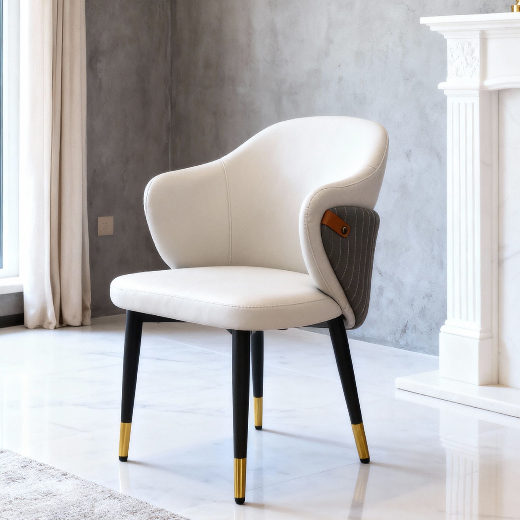 Dining Chairs Ergonomic (Set of 2) - Beige