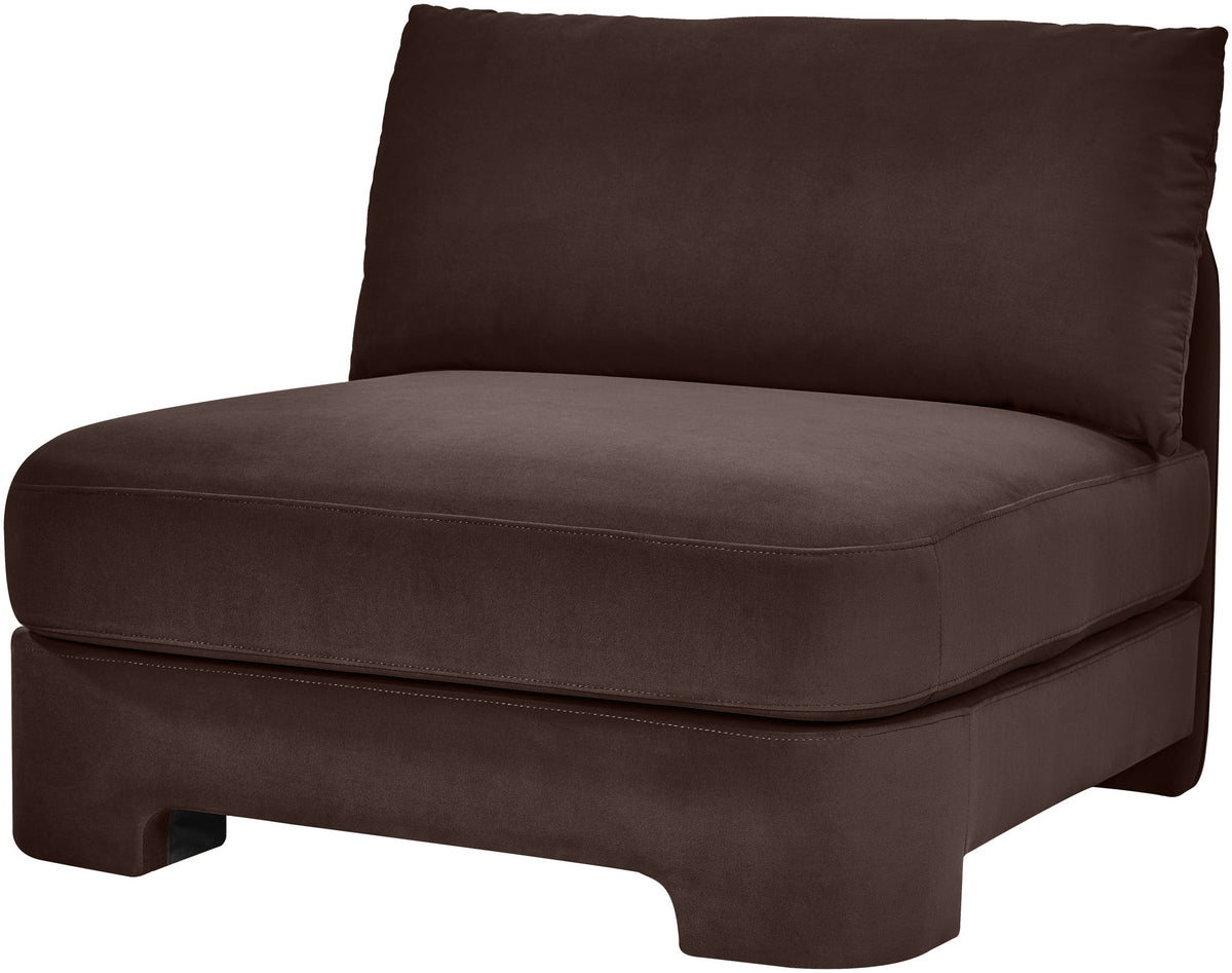 Hammond - Velvet Performance Fabric Upholstered Armless Chair