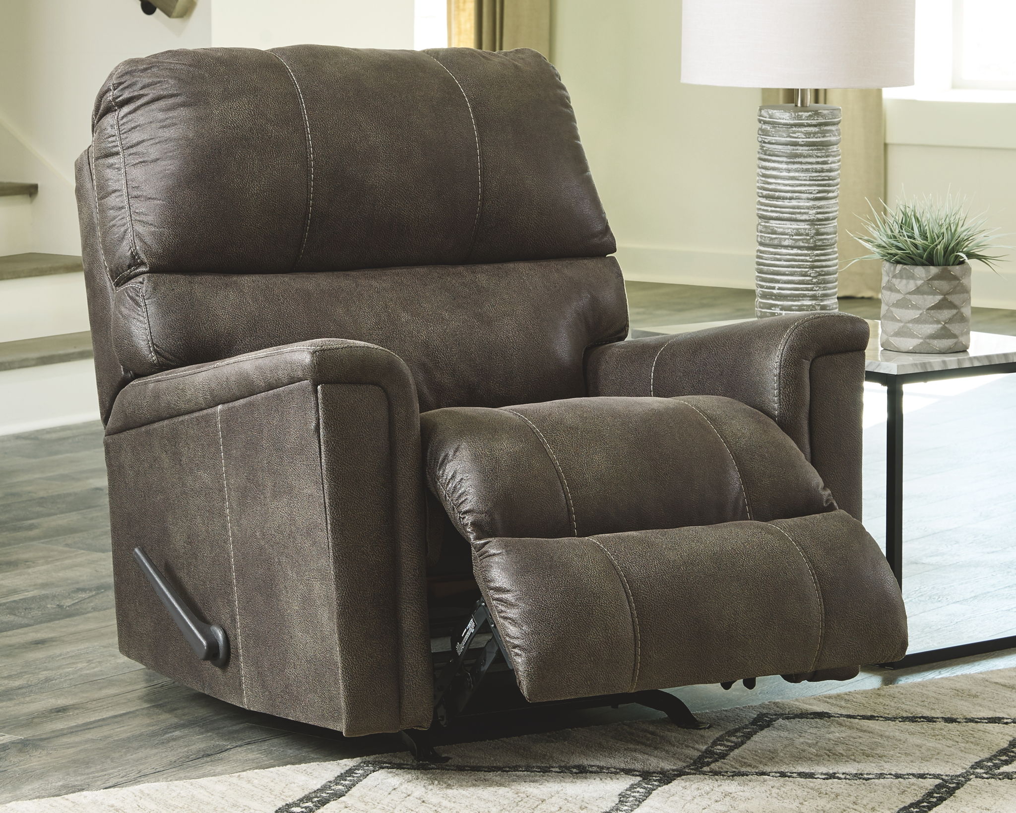 Navi - Rocker Recliner - Smoke
