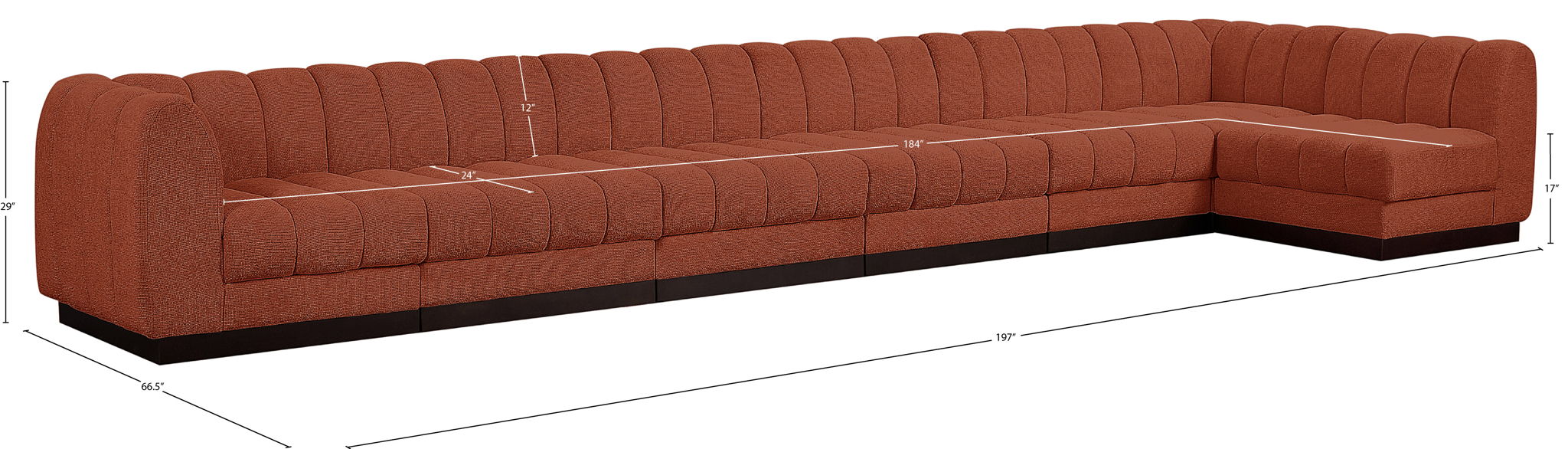 Quinn - 7 Piece Modular Sectional