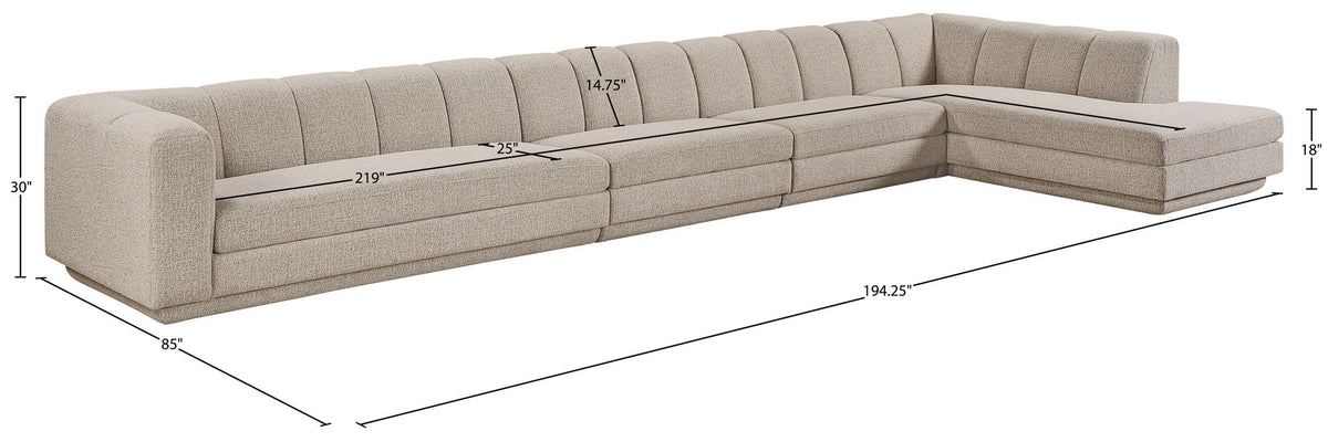 Modari - Sectional - Beige