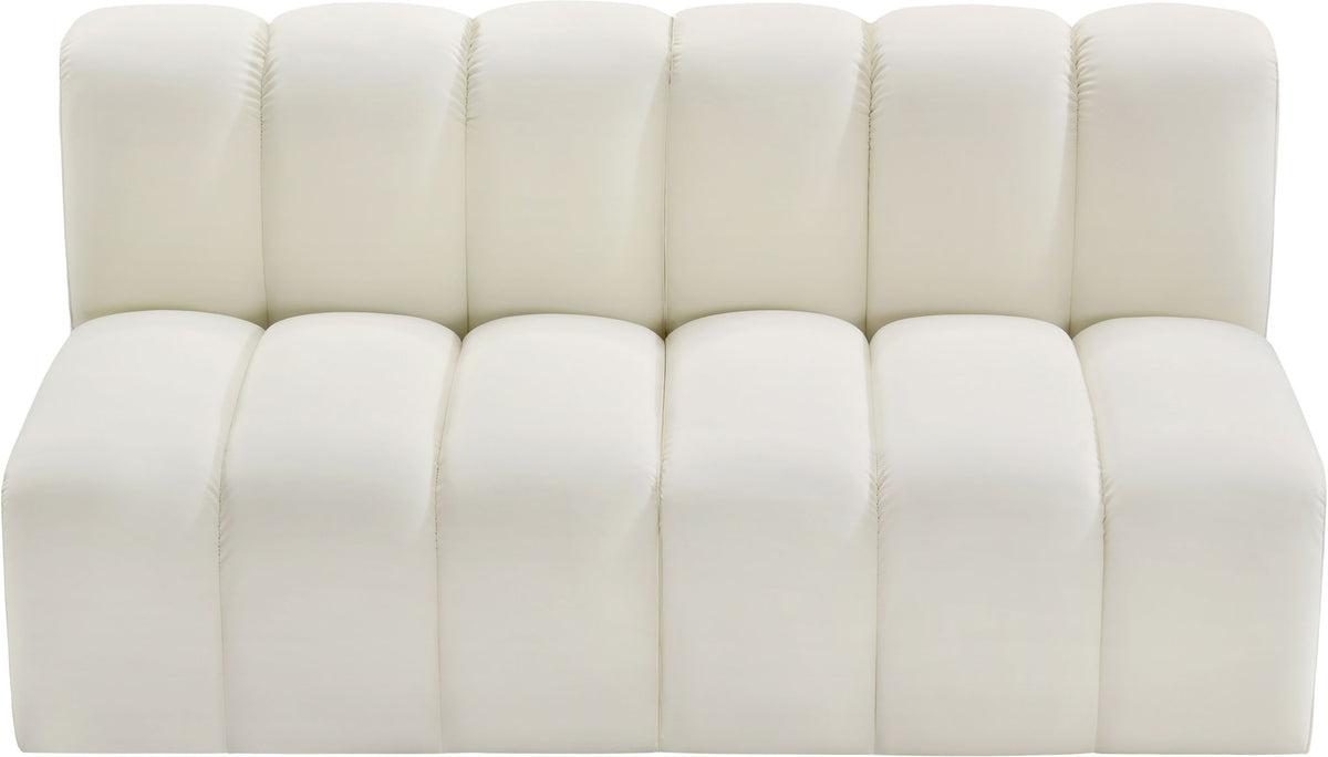 Arc - Faux Leather 2 Seats Modular Sofa
