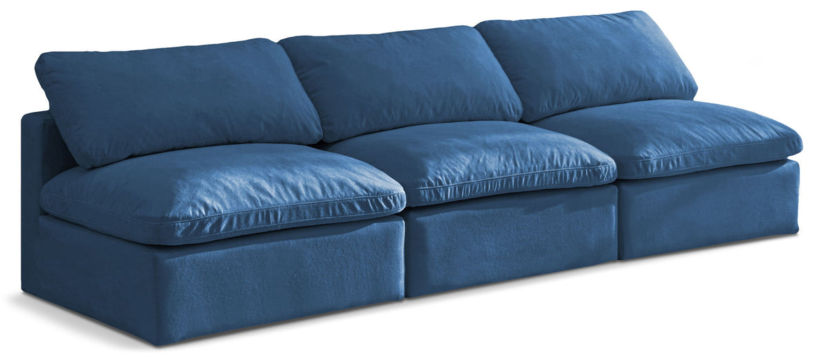 Plush - Modular Armless 3 Seat Sofa
