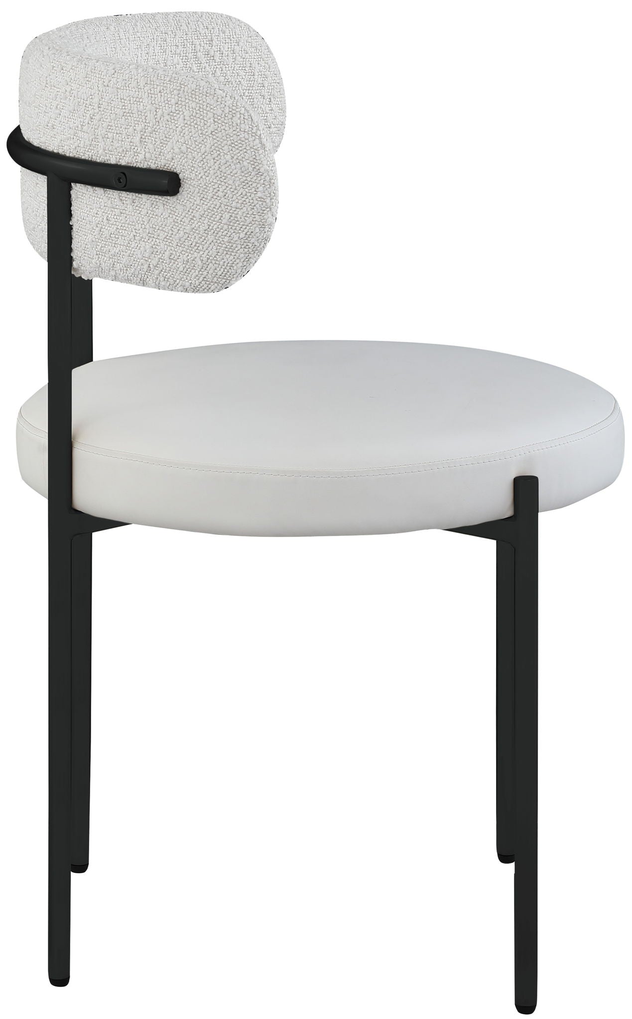 Beacon - Faux Leather Dining Chair With Black Legs (Set of 2)