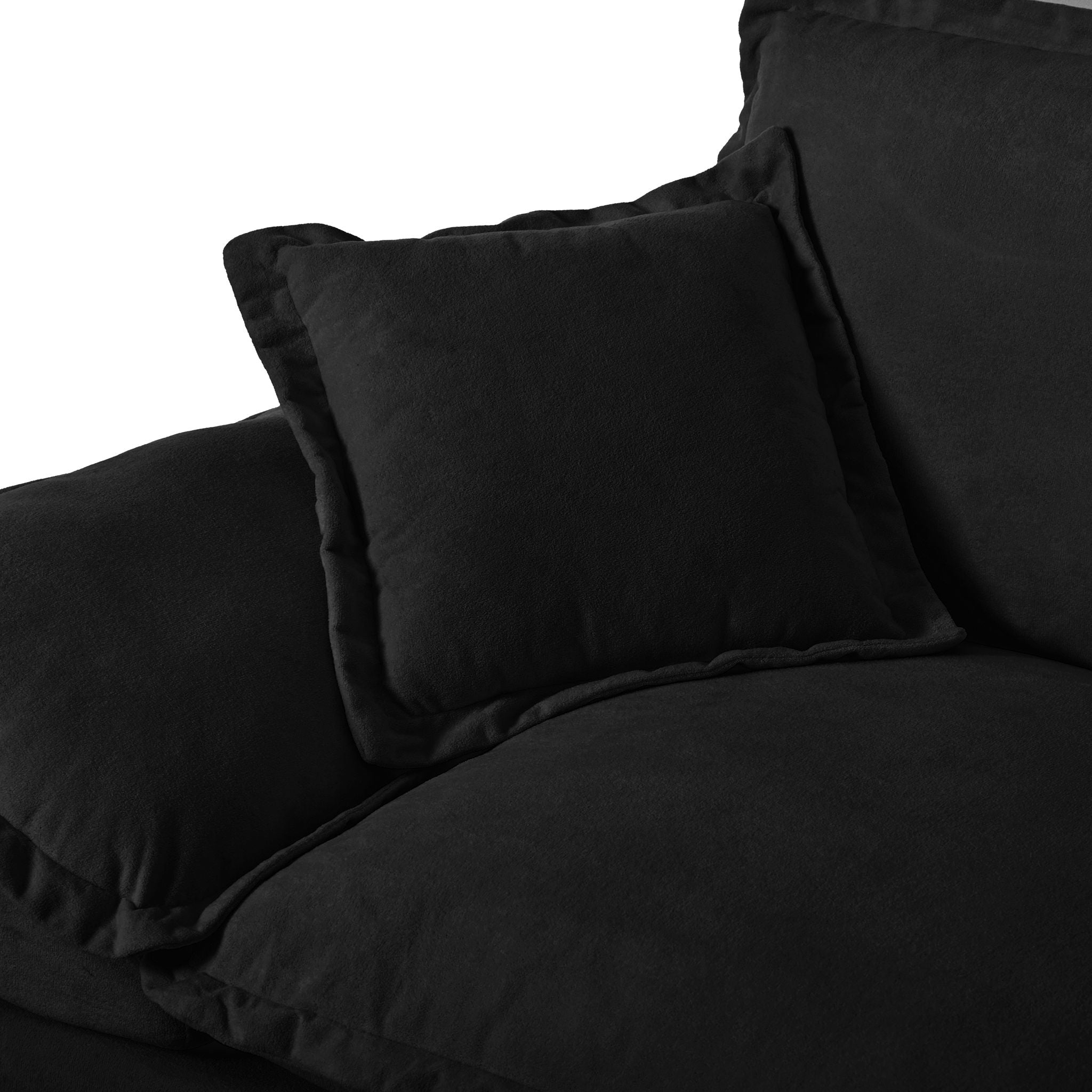 Modular Cloud Couch Sofa With Cup Holders & Storage, USB Port