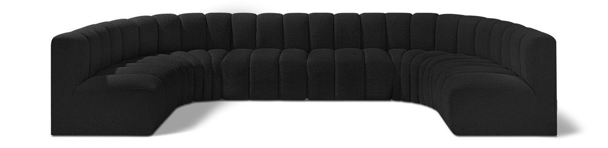 Arc - Boucle Fabric 8 Piece Modular Sofa