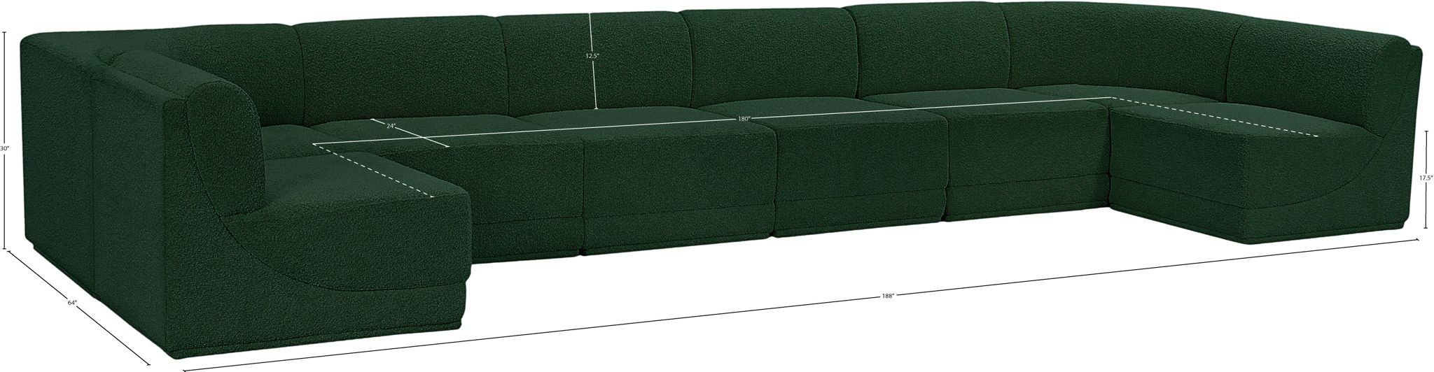 Ollie - 8 Piece Modular Sectional