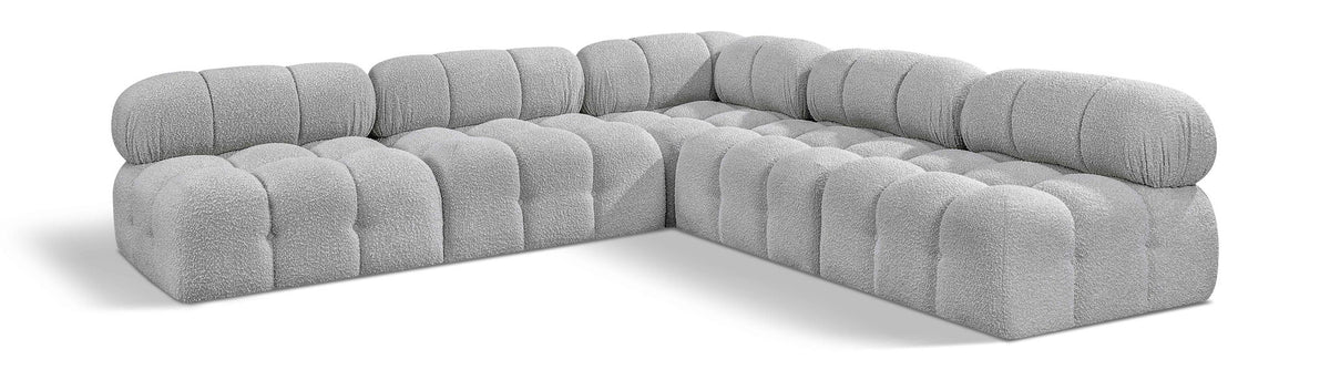 Ames - 5 Piece Fabric Modular Corner Sectional