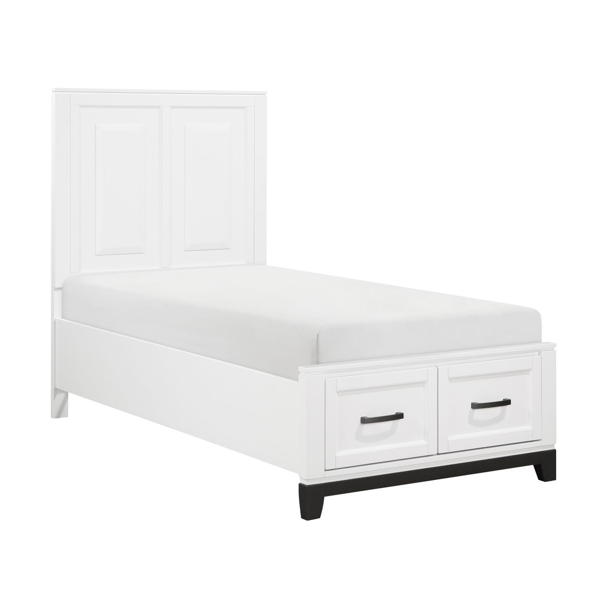 Garretson - Platform Bed With Footboard Storage