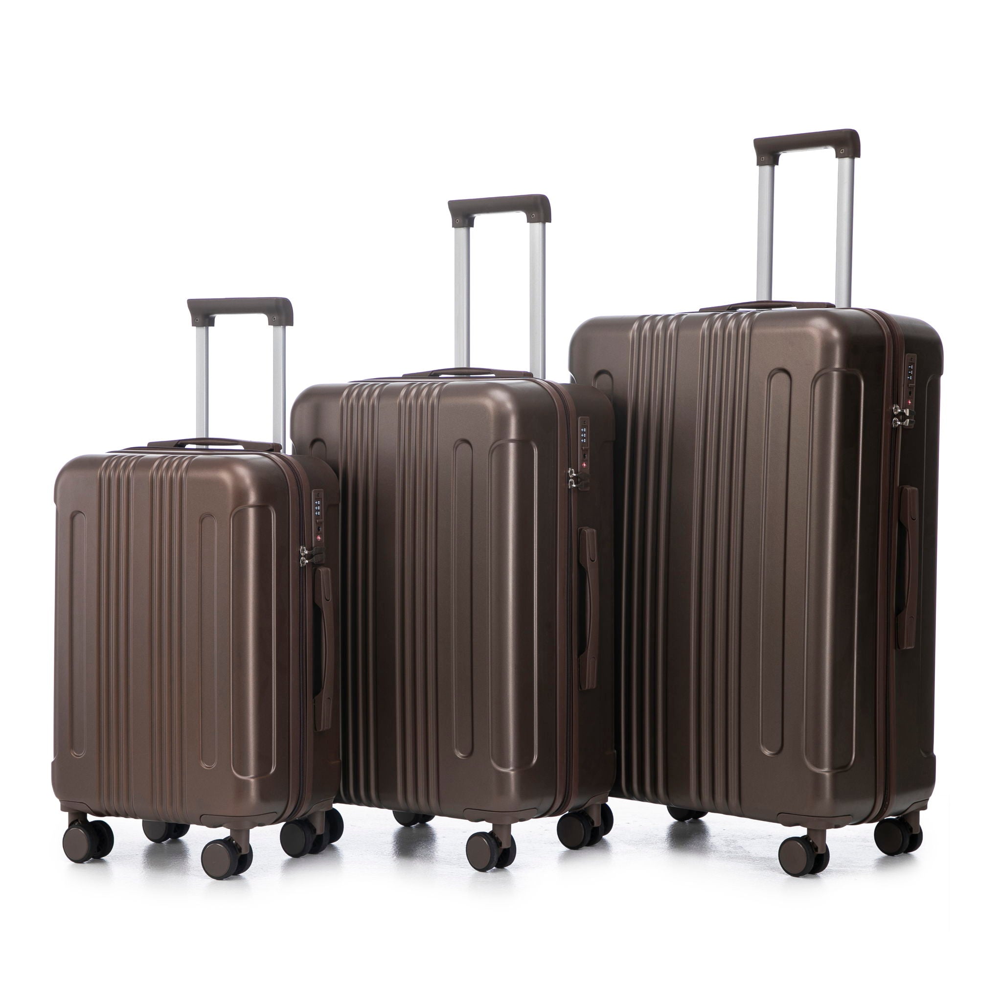 Spinner Luggage Set 20" / 24"/ 28", Lightweight Hard Shell With 360° Silent Wheels