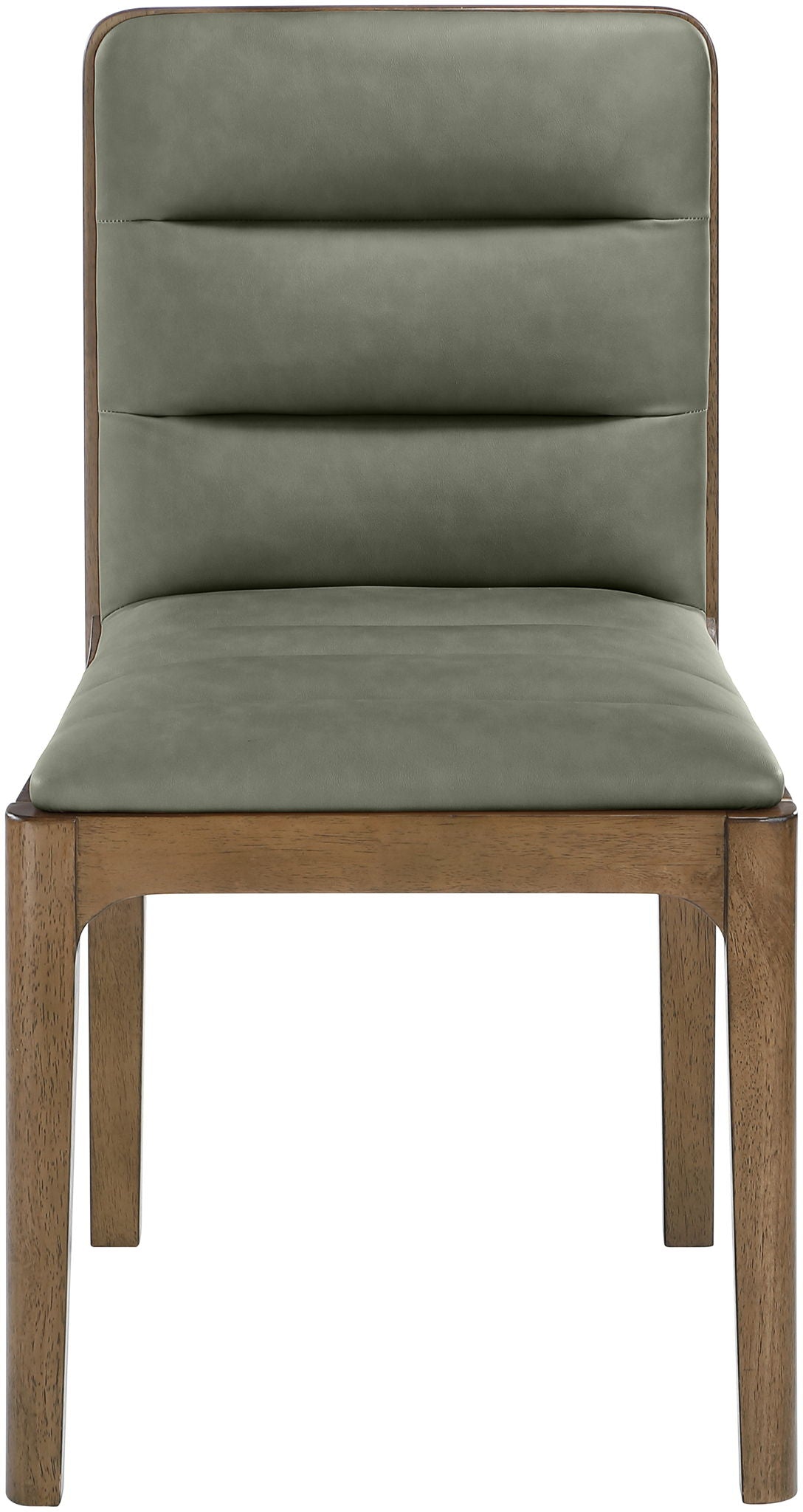 Ellis - Vegan Leather Upholstered Dining Chair (Set of 2) - Brown Base